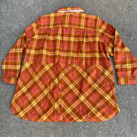 Duluth Woman’s Plus Folklore Flannel Tunic 3XL - Picture 8 of 16
